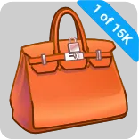 🎁 1 of 15K กระเป๋าสตางค์, กระเป๋าถือ, แฟชั่น, เครื่องประดับ, สีส้ม, หรูหรา telegram sticker