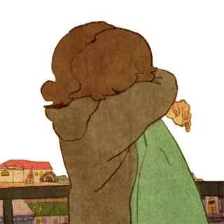 😔 peluk, sedih, emosi, cinta, dukungan whatsapp sticker