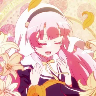 🌟 Anime, Fille, Mignon, Illustration, Manga, Dessin animé telegram sticker
