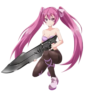 😏 Anime, Meisje, Wapen, Pistool, Manga telegram sticker