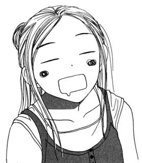 😴 Anime, Manga, Cartone animato, Disegno, Ragazza, Donna, Personaggio telegram sticker