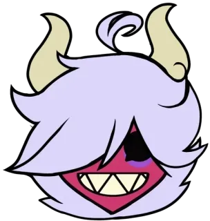 😃 demon, monster, cute, fantasy, cartoon telegram sticker