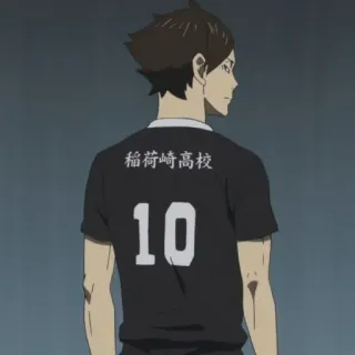 🥜 稲荷崎高校 anime, haikyuu, inarizaki, voleibol whatsapp sticker