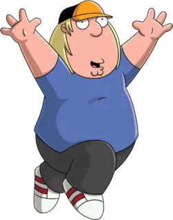 🙌 Chris Griffin Family Guy dessin animé, animé, Chris Griffin, Les Griffin, comédie telegram sticker