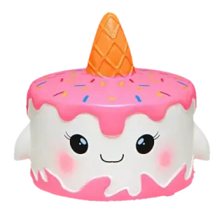 🎂 蛋糕, 甜点, 甜的, 食物, 卡通, 可爱 telegram sticker