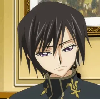 🥀 Lelouch Lamperouge Code Geass Anime, Lelouch, Code Geass, Personaggio, Cartone animato whatsapp sticker
