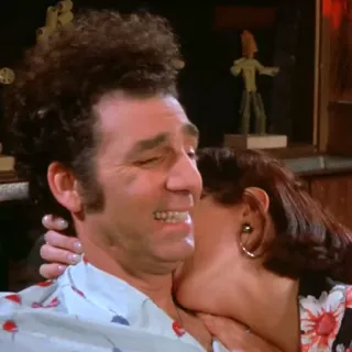 😃 Kramer Seinfeld Seinfeld, Kramer, serie TV, comedia telegram sticker