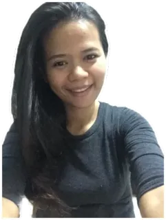 😁 wanita, orang, potret, selfie, senyum, kasual whatsapp sticker