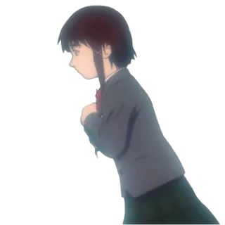 🚶‍♀ Iwakura Lain Serial Experiments Lain Anime, Cyberpunk, Lain, Iwakura Lain, Serial Experiments Lain whatsapp sticker
