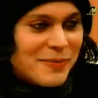 😊 Ville Valo musician, HIM, singer, gothic rock, Ville Valo telegram sticker