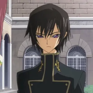 🥀 Lelouch Lamperouge Code Geass 애니메이션, 를르슈, 제로, 왕자, 학생 telegram sticker