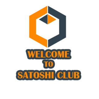🤗 WELCOME TO SATOSHI CLUB Satoshi Club, Крипто сообщество, Добро пожаловать, Блокчейн telegram sticker