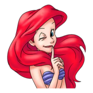 Русалочка whatsapp stickers
