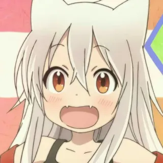 😧 Ragazza anime, Kawaii, Carino/a, Ragazza volpe, Manga, Orecchie da animale telegram sticker