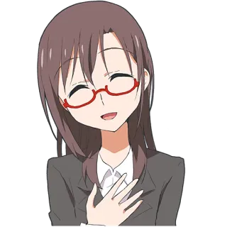 Секретарша @Nyasticks telegram stickers