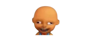 🔰 meme, funny, bald, face, expression, internet telegram sticker