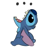 🍽 Stitch Lilo & Stitch stitch, lilo i stitch, disney, kreskówka, słodki, animowany telegram sticker