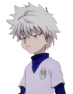 😴 Killua Zoldyck Hunter x Hunter アニメ, 漫画, キルア, キルア=ゾルディック, HUNTER×HUNTER, キャラクター telegram sticker