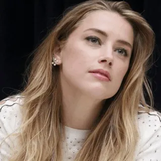 🥀 Amber Heard actress, woman, portrait, celebrity telegram sticker