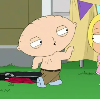 🧸 Stewie Griffin Family Guy cartoon, animation, tv show, comedy, funny, character, Stewie, Griffin telegram sticker
