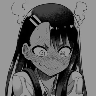 ➰ Nagatoro Don't Toy with Me, Miss Nagatoro nagatoro, anime, manga, neck mich nicht, Nagatoro, anime mädchen, charakter telegram sticker