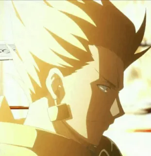 ✨ Gilgamesh Fate/Zero Anime, Łucznik, Fate, Heroiczny duch, Sługa telegram sticker