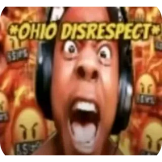 😡 IShowSpeed *OHIO DISRESPECT* whatsapp sticker