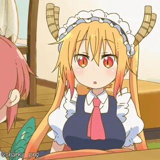 😳 Tohru Miss Kobayashi's Dragon Maid telegram sticker
