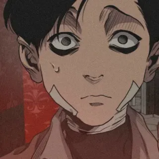 🦴 Yoon Bum Killing Stalking Manhwa, Horror, Crimine, Psicologico, Yoon Bum, Killing Stalking telegram sticker