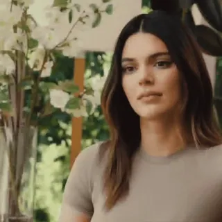 ☕️ Kendall Jenner Кендалл Дженнер, Модель, Знаменитость, Портрет, Женщина telegram sticker