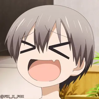 😂 Hana Uzaki Uzaki-chan Wants to Hang Out! Anime, Manga, Uzaki, Kawaii, Chibi, Süß, Emotional whatsapp sticker