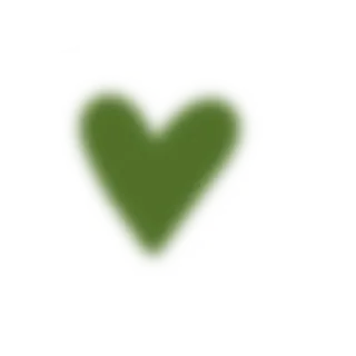💚 corazón, verde, amor, forma, icono telegram sticker
