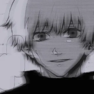 🖤 Ken Kaneki Tokyo Ghoul anime, ghoul, ken, kaneki, tokyo whatsapp sticker
