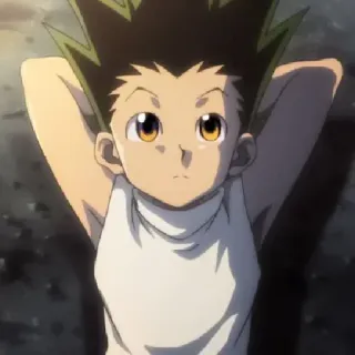 🙄 Gon Freecss Hunter x Hunter anime, Gon, Hunter x Hunter, manga, cartoon telegram sticker