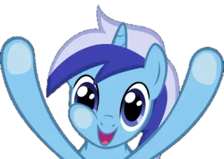 😗 Pony, Cartoon, Animation, Fröhlich, Süß, Gruß whatsapp sticker