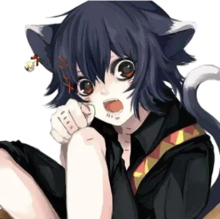 😝 Anime, Catboy, Neko, Kawaii, Karakter, Manga telegram sticker