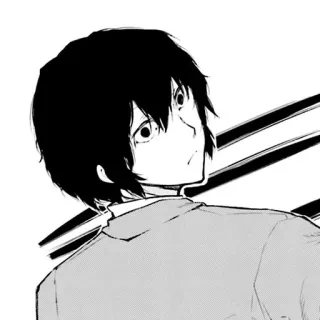 🌟 Dazai Osamu Bungo Stray Dogs Anime, Manga, Bungo Stray Dogs, Dazai Osamu telegram sticker