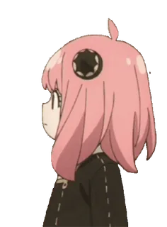😏 Anya Forger Spy × Family Anime, Spy x Family, Anya Forger, Hoạt hình, Tóc hồng telegram sticker