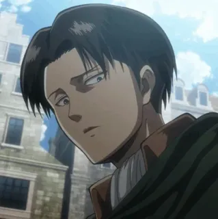 🏹 Levi Ackerman Attack on Titan Anime, Manga, Levi, Atak Tytanów, AoT telegram sticker