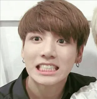 😬 Jungkook Kpop, Sänger, Idol, Promi, Porträt telegram sticker