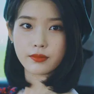 😚 IU kpop, coréen, chanteur, célébrité, actrice, iu whatsapp sticker