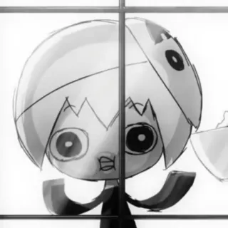 🖤 Anime, Personagem, Desenho animado, Ilustração, Fofo, Arte telegram sticker