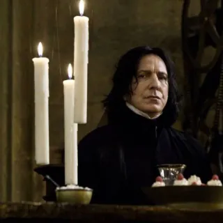 😐 Severus Snape Harry Potter Severus Snape, Harry Potter, Giáo sư, Alan Rickman, Bậc thầy độc dược, Hogwarts telegram sticker