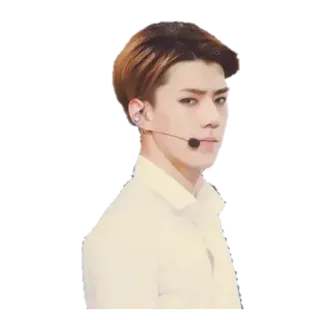 😐 kpop, idol, singer, music, korean, male, person whatsapp sticker