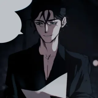✖️ Anime, Mann, Cartoon, Figur, Illustration, Kunst whatsapp sticker