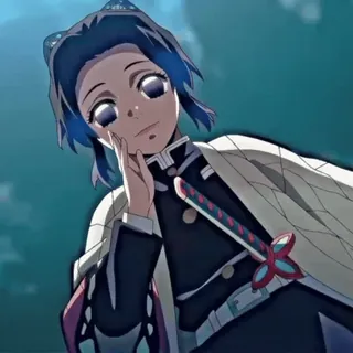 💜 Shinobu Kocho Demon Slayer Anime, Demon Slayer, Shinobu Kocho, Manga, Épée, Katana, Japonais whatsapp sticker