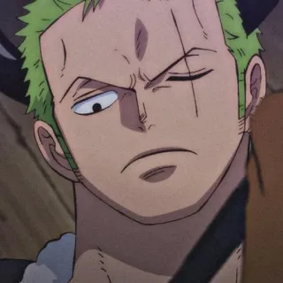 🌽 Zoro One Piece anime, manga, one piece, zoro, roronoa zoro, pirate telegram sticker