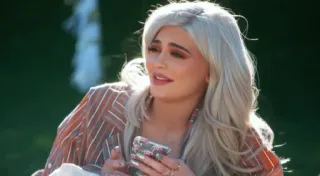 😕 Kylie Jenner Kylie Jenner, reality TV, celebrity, person, social media telegram sticker