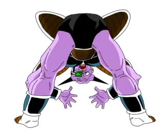 😳 Guldo Dragon Ball Z anime, dragon ball z, guldo, pose, funny telegram sticker