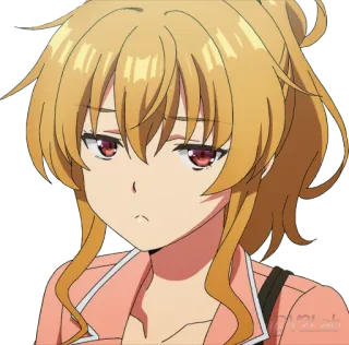 😒 Anime, Menina, Fofa, Adesivo, Desenho animado, Personagem telegram sticker